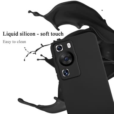 Huawei P60 Pro silikondeksel case (Svart)