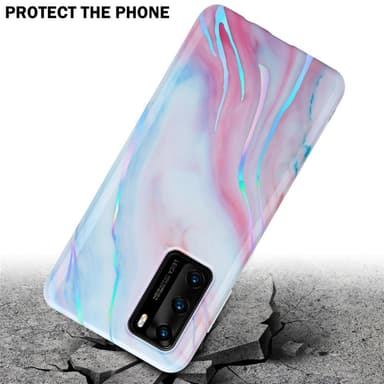 Huawei P40 lommebokdeksel etui (hvit)
