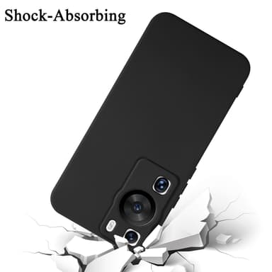 Huawei P60 Pro silikondeksel case (Svart)