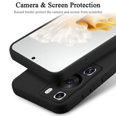 Huawei P60 Pro silikondeksel case (Svart)