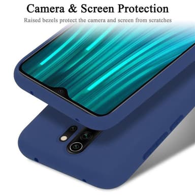 Xiaomi RedMi NOTE 8 PRO silikondeksel case (blå)