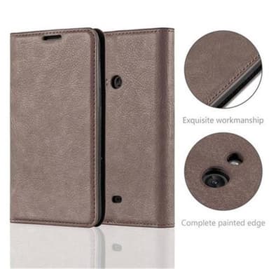 Nokia Lumia 625 lommebokdeksel case (brun)