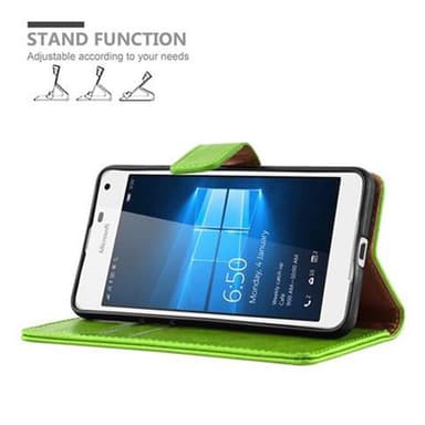 Nokia Lumia 650 lommebokdeksel etui (grønn)