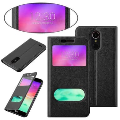 LG K10 2017 lommebokdeksel cover (svart)