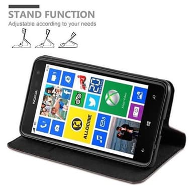 Nokia Lumia 625 lommebokdeksel case (brun)