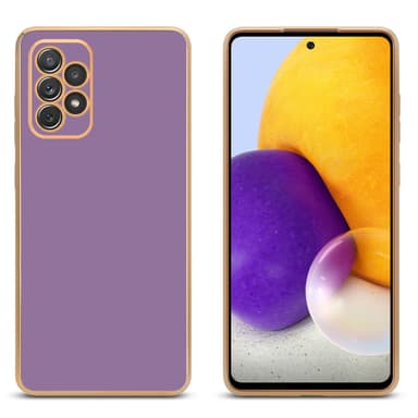 Samsung Galaxy A72 4G / 5G silikondeksel case (lilla)