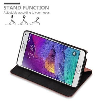 Samsung Galaxy NOTE 4 lommebokdeksel case (brun)
