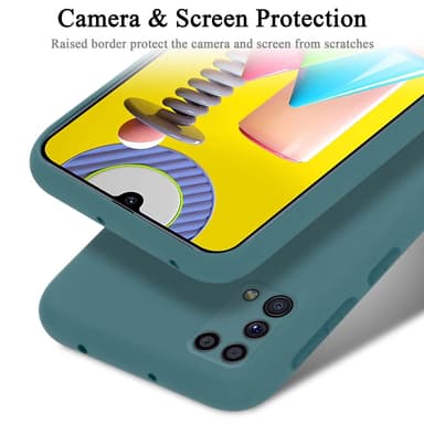 Samsung Galaxy M31 silikondeksel case (grønn)