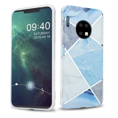 Huawei MATE 30 lommebokdeksel etui (blå)