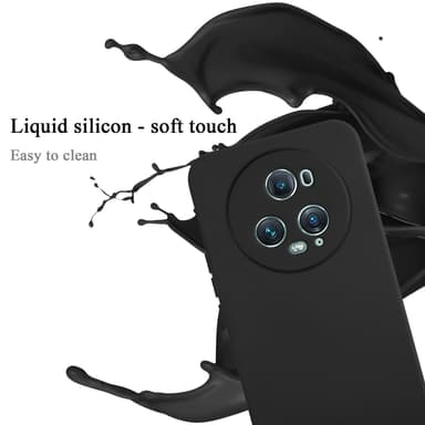Honor Magic 5 Pro silikondeksel case (Svart)
