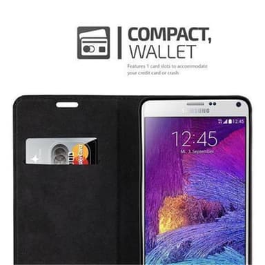 Samsung Galaxy NOTE 4 lommebokdeksel case (brun)