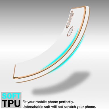 Samsung Galaxy A11 / M11 silikondeksel case (hvit)