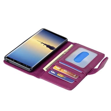 Samsung Galaxy NOTE 8 lommebokdeksel case (lilla)