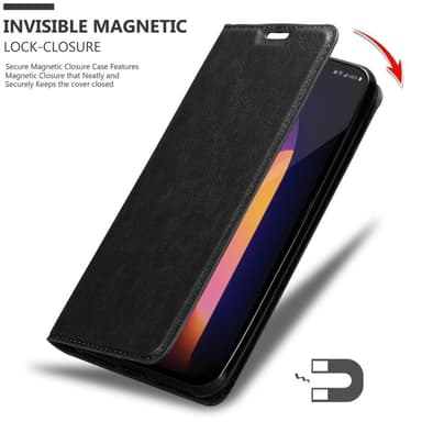 LG V60 ThinQ lommebokdeksel case (svart)