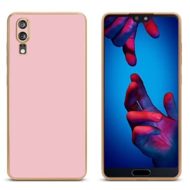 Huawei P20 silikondeksel case (rosa)