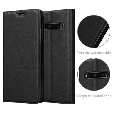 LG V60 ThinQ lommebokdeksel case (svart)