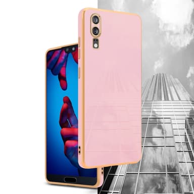 Huawei P20 silikondeksel case (rosa)