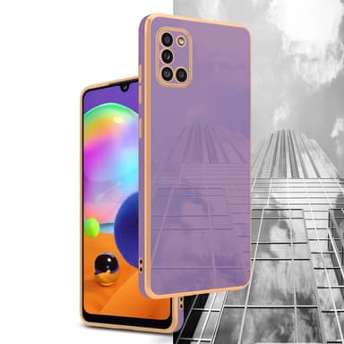Samsung Galaxy A31 silikondeksel case (lilla)