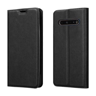 LG V60 ThinQ lommebokdeksel case (svart)