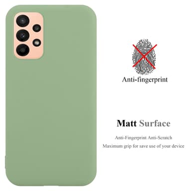 Deksel Samsung Galaxy A23 4G Silikon cover (grønn)