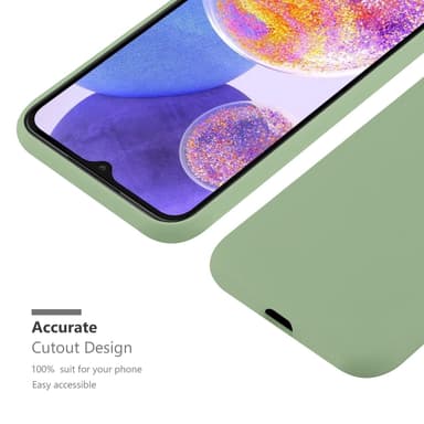 Deksel Samsung Galaxy A23 4G Silikon cover (grønn)