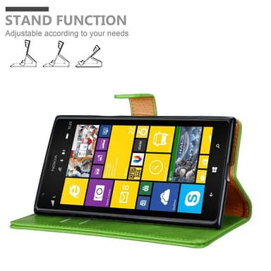 Nokia Lumia 1520 lommebokdeksel etui (grønn)