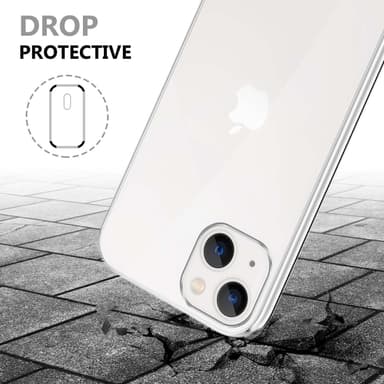 iPhone 14 Deksel 360 Case Cover (gjennomsiktig)