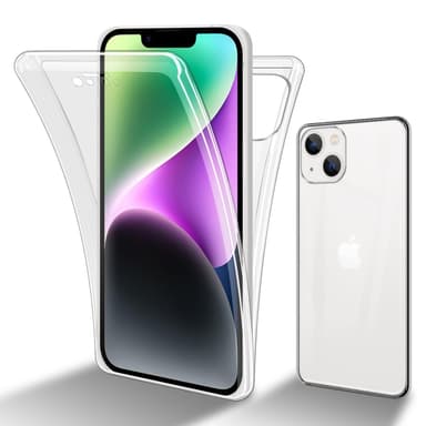 iPhone 14 Deksel 360 Case Cover (gjennomsiktig)