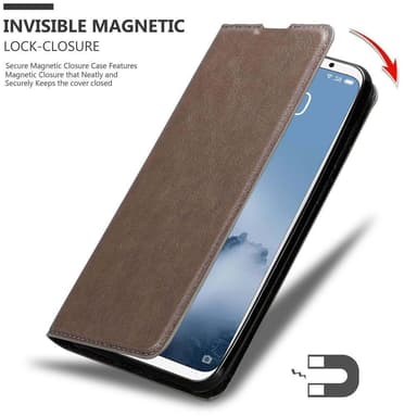 MEIZU 16 lommebokdeksel case (brun)