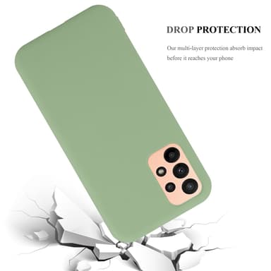 Deksel Samsung Galaxy A23 4G Silikon cover (grønn)