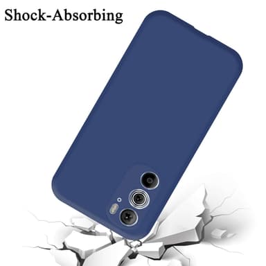 Motorola EDGE+ silikondeksel case (Blå)