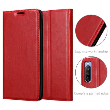 Sony Xperia 10 III lommebokdeksel case (rød)