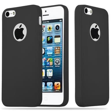 Deksel iPhone 5 / 5S / SE 2016 Silikon cover (svart)