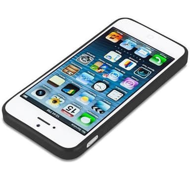 Deksel iPhone 5 / 5S / SE 2016 Silikon cover (svart)