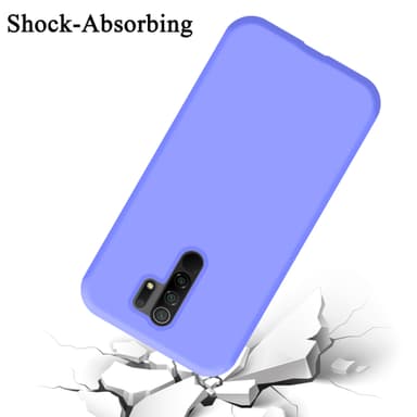 Xiaomi RedMi 9 silikondeksel case (lilla)