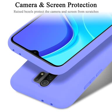 Xiaomi RedMi 9 silikondeksel case (lilla)