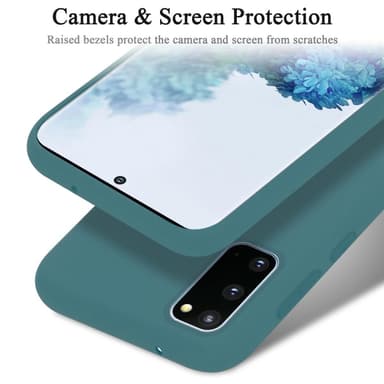 Samsung Galaxy S20 silikondeksel case (grønn)