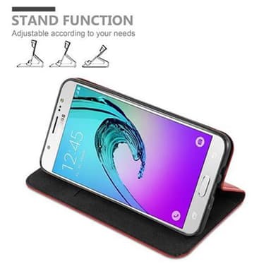 Samsung Galaxy J7 2016 lommebokdeksel case (rød)