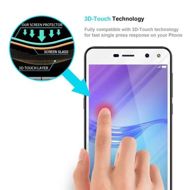 Huawei Y5 2017 / Y6 2017 Skjermbeskytter Skärmskydd