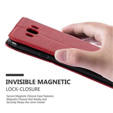 Samsung Galaxy J7 2016 lommebokdeksel case (rød)