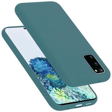 Samsung Galaxy S20 silikondeksel case (grønn)