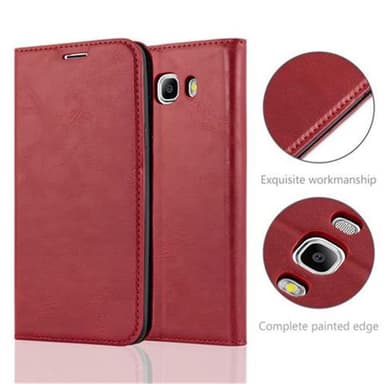 Samsung Galaxy J7 2016 lommebokdeksel case (rød)