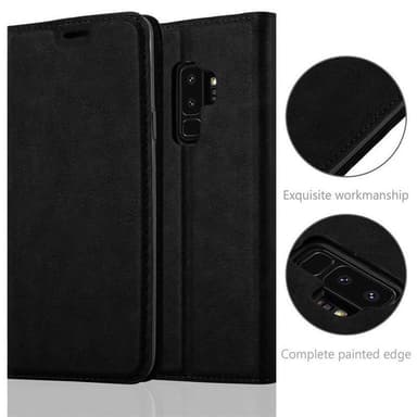 Samsung Galaxy S9 PLUS lommebokdeksel case (svart)