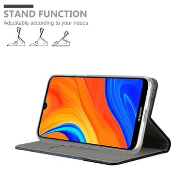 Huawei Y6S lommebokdeksel etui (blå)