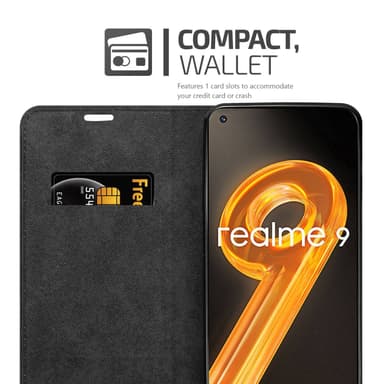 Realme 9 4G / 9 PRO+ lommebokdeksel case (rød)