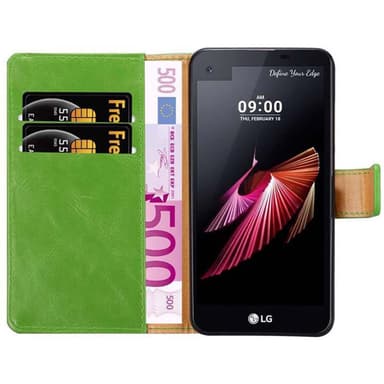 LG X SCREEN lommebokdeksel etui (grønn)