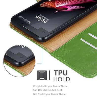LG X SCREEN lommebokdeksel etui (grønn)