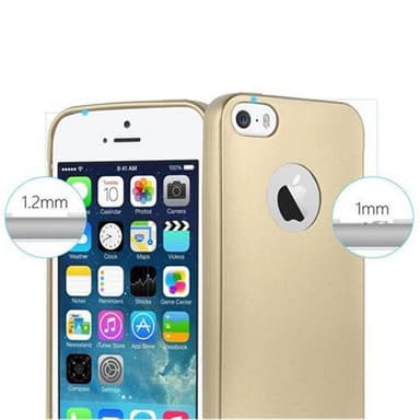 Deksel iPhone 5 / 5S / SE 2016 Case Cover (gold)