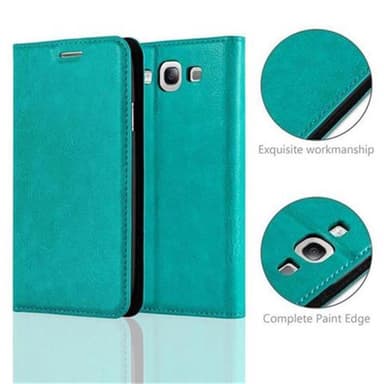 Samsung Galaxy S3 / S3 NEO lommebokdeksel case (turkis)