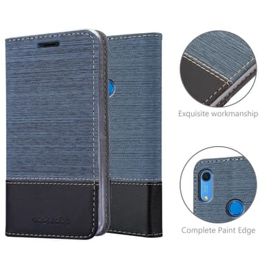Huawei Y6S lommebokdeksel etui (blå)